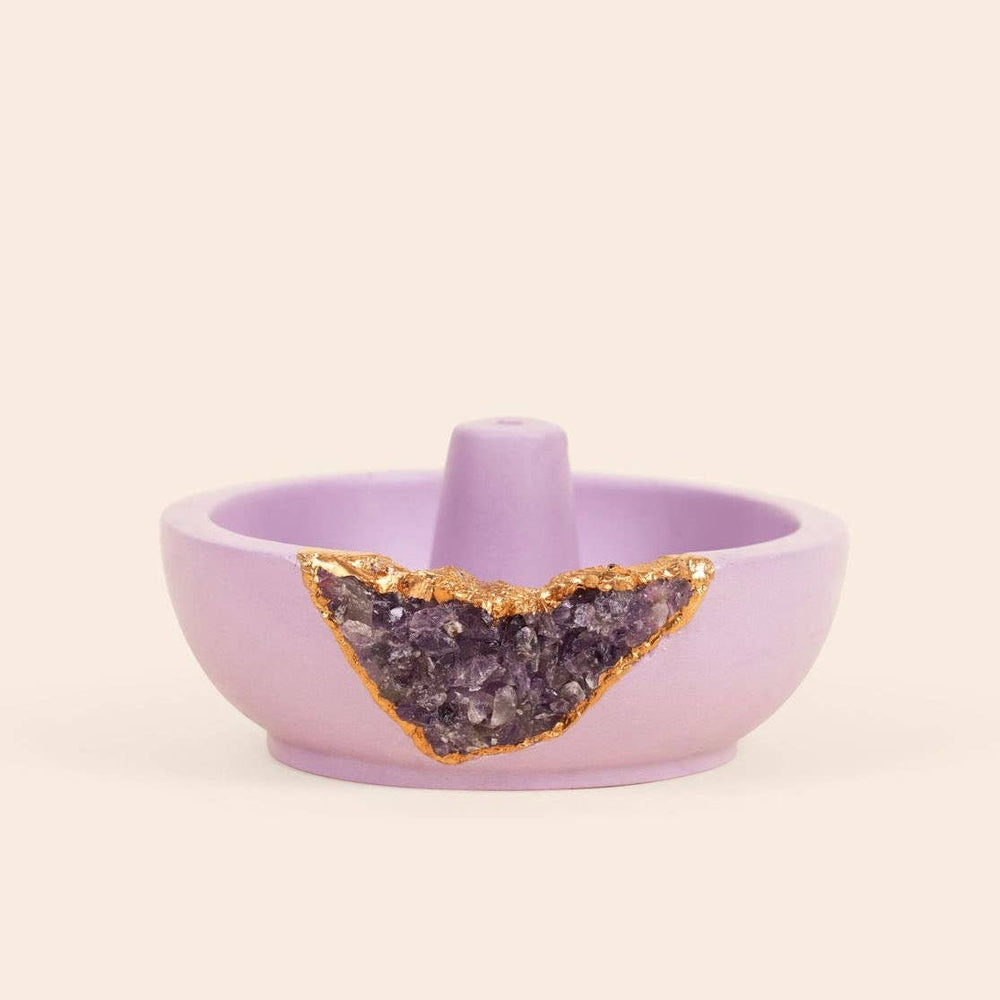 Amethyst Geode Incense Holder