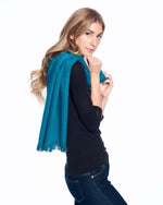 Turquesa Alpaca Reversible Wrap