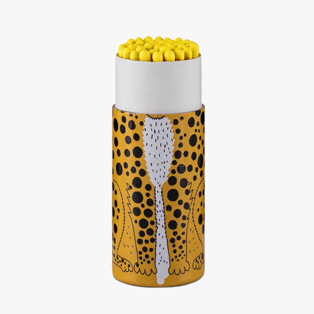 Archivist Leopard Cylinder Safety Matches