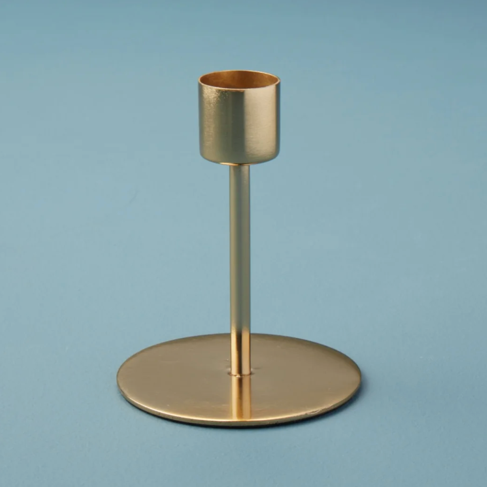 Gold Taper Candle Holders