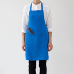 Linen Daily Apron in French Blue