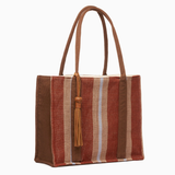 Irma Structured Tote in Chestnut