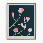 Forest Magnolia Blossoms Framed Print