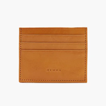 Leather Cardholder in Saddle