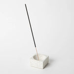 White Terrazzo Incense Holder