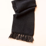 Flor Alpaca Scarf in Black