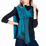 Turquesa Alpaca Reversible Wrap