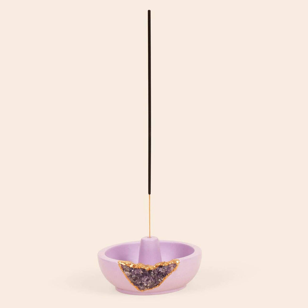 Amethyst Geode Incense Holder