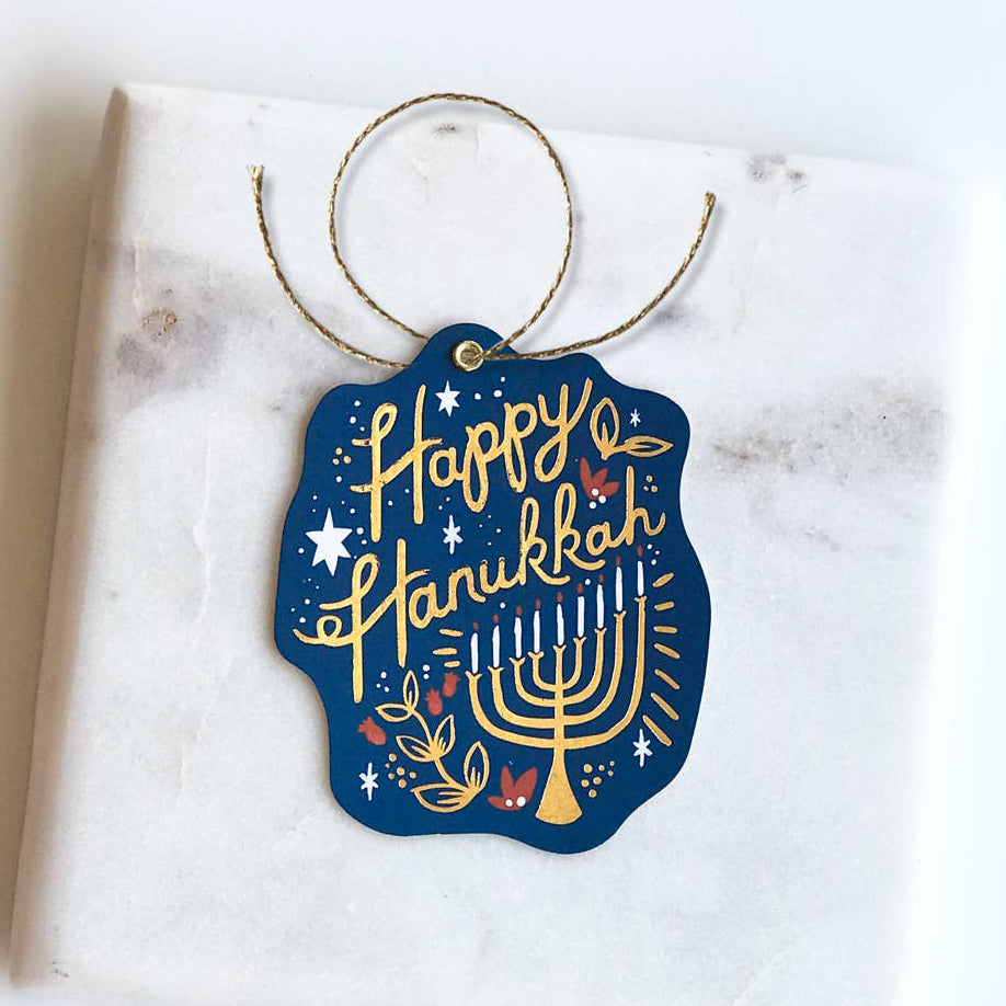 Menorah Gift Tags