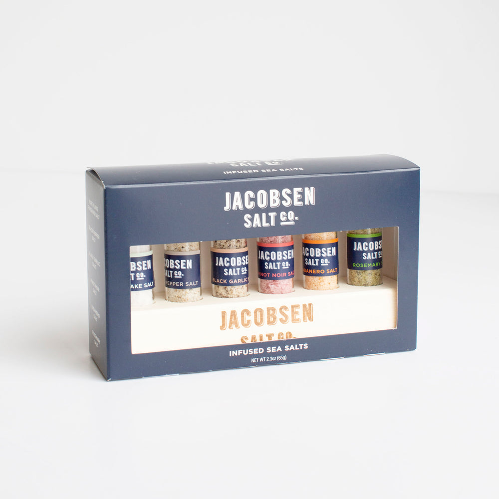 Jacobsen Salt Co. Salt Sourced 8 Vial Set